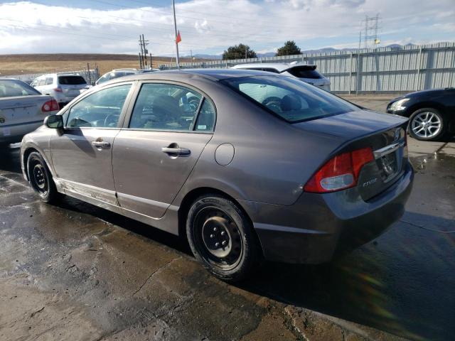 19XFA16519E003249 - 2009 HONDA CIVIC LX BROWN photo 2