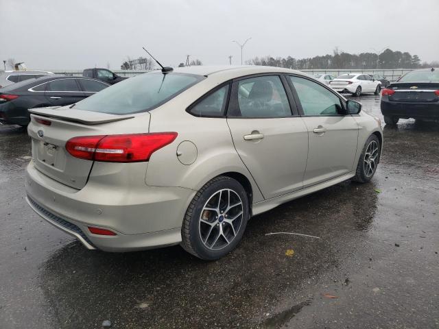 1FADP3F25FL300430 - 2015 FORD FOCUS SE TAN photo 3