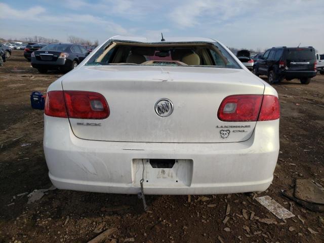 1G4HD57267U179509 - 2007 BUICK LUCERNE CXL WHITE photo 6