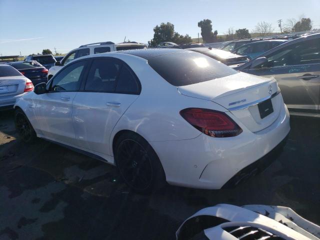 55SWF8HB3LU333696 - 2020 MERCEDES-BENZ C 63 AMG-S WHITE photo 2