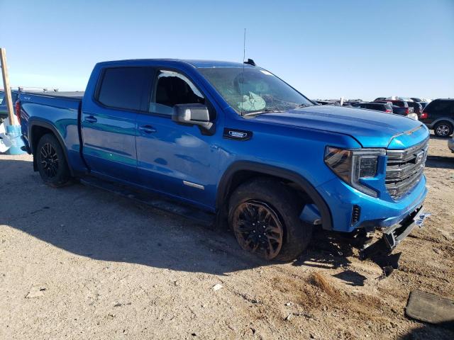 1GTUUCET3NZ527625 - 2022 GMC SIERRA K1500 ELEVATION BLUE photo 4