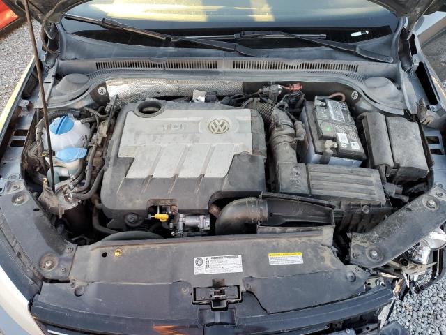 3VWLL7AJ7EM234254 - 2014 VOLKSWAGEN JETTA TDI GRAY photo 11