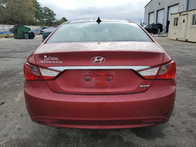 5NPEC4AC9DH643646 - 2013 HYUNDAI SONATA SE MAROON photo 6