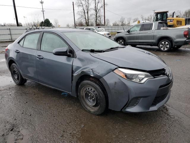 2T1BURHEXEC184961 - 2014 TOYOTA COROLLA L GRAY photo 4