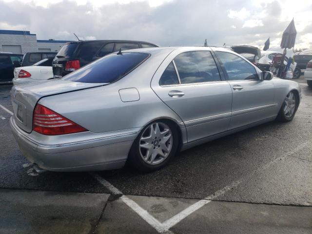 WDBNG78J01A138414 - 2001 MERCEDES-BENZ S 600 SILVER photo 3