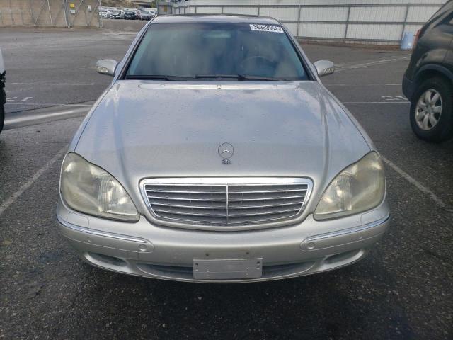 WDBNG78J01A138414 - 2001 MERCEDES-BENZ S 600 SILVER photo 5