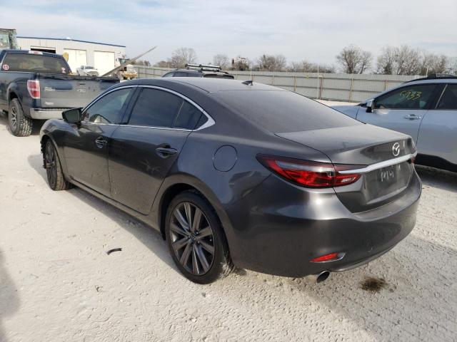 JM1GL1TY9J1315422 - 2018 MAZDA 6 GRAND TOURING GRAY photo 2