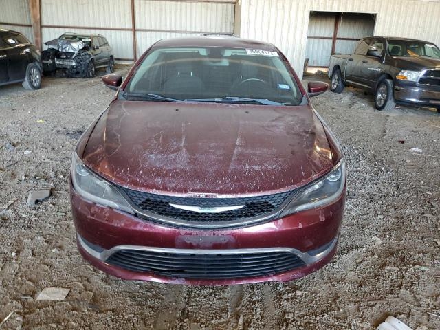 1C3CCCAB0FN604007 - 2015 CHRYSLER 200 LIMITED BURGUNDY photo 5