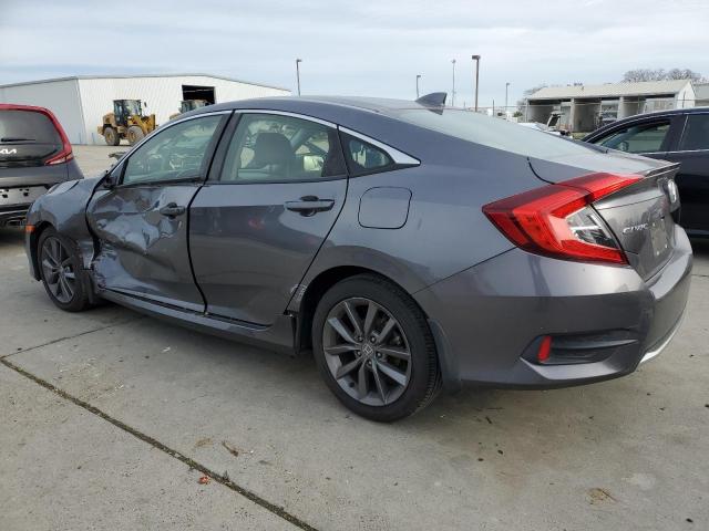 JHMFC1F37KX001339 - 2019 HONDA CIVIC EX CHARCOAL photo 2