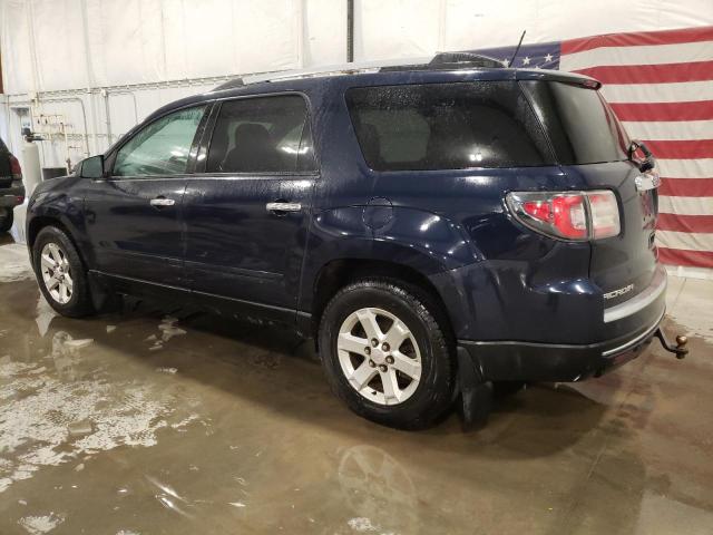 1GKKVPKD4FJ202625 - 2015 GMC ACADIA SLE BLUE photo 2