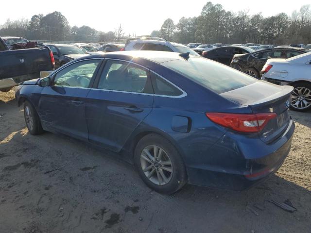 5NPE24AF9FH209646 - 2015 HYUNDAI SONATA SE BLUE photo 2