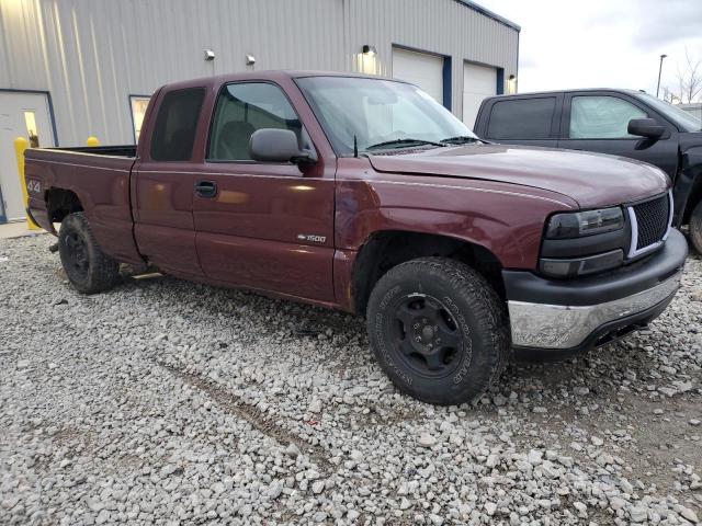 2GCEK19V7X1253321 - 1999 CHEVROLET SILVERADO K1500 BURGUNDY photo 4