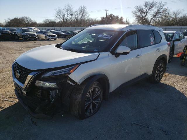 5N1AT3BA2MC794826 - 2021 NISSAN ROGUE SV WHITE photo 1