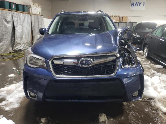 JF2SJGPC3EH503465 - 2014 SUBARU FORESTER 2.0XT TOURING BLUE photo 5