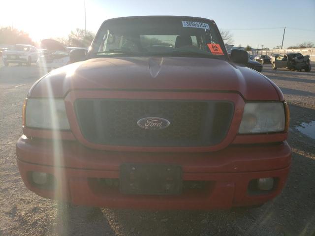 1FTYR10U55PA06473 - 2005 FORD RANGER RED photo 5