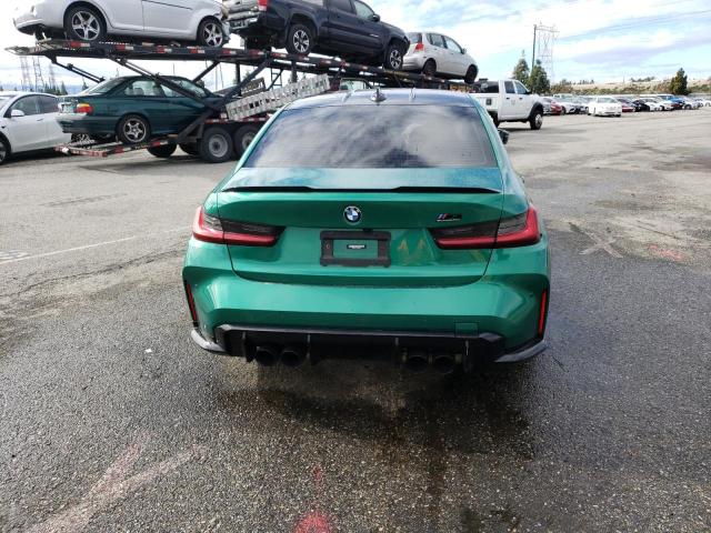 WBS33AY07NFM65421 - 2022 BMW M3 COMPETITION მწვანე ფოტო 6