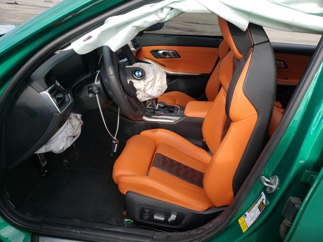 WBS33AY07NFM65421 - 2022 BMW M3 COMPETITION მწვანე ფოტო 7