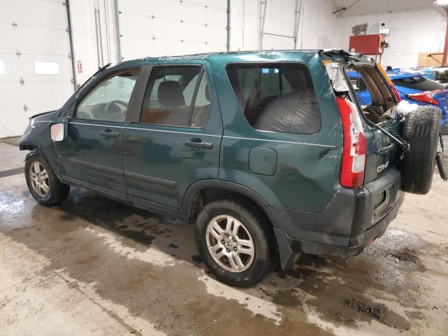 SHSRD78884U237348 - 2004 HONDA CR-V EX GREEN photo 2