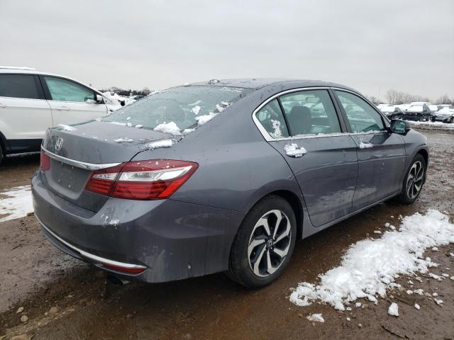 1HGCR2F7XGA005019 - 2016 HONDA ACCORD EX GRAY photo 3