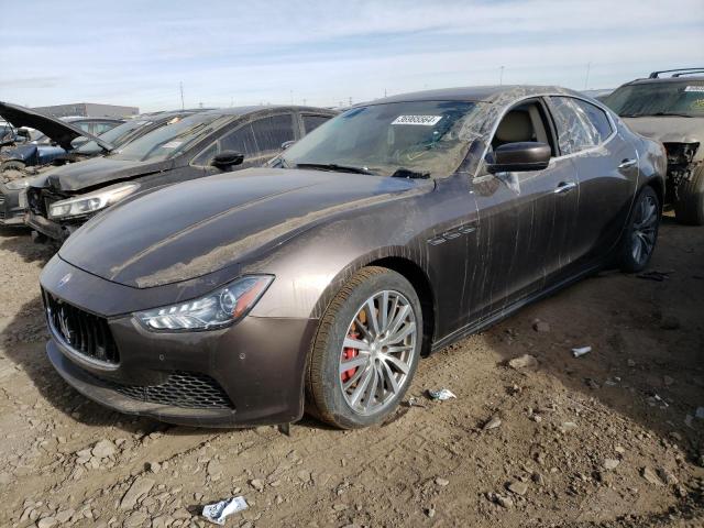 ZAM57XSA1E1090191 - 2014 MASERATI GHIBLI BROWN photo 1