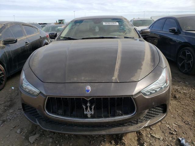 ZAM57XSA1E1090191 - 2014 MASERATI GHIBLI BROWN photo 5