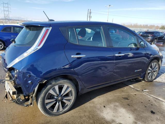 1N4BZ0CP0HC300791 - 2017 NISSAN LEAF S BLUE photo 3