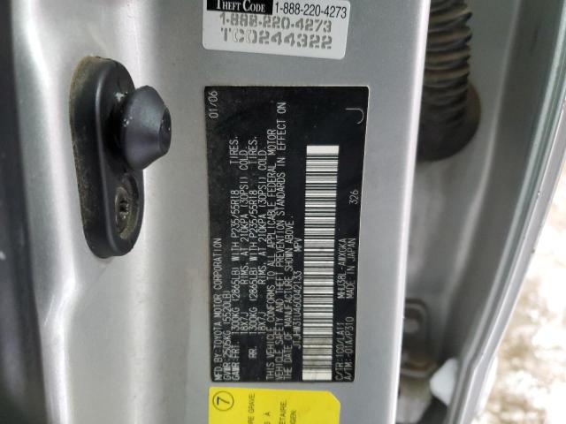 JTJHW31U460042133 - 2006 LEXUS RX 400 SILVER photo 13