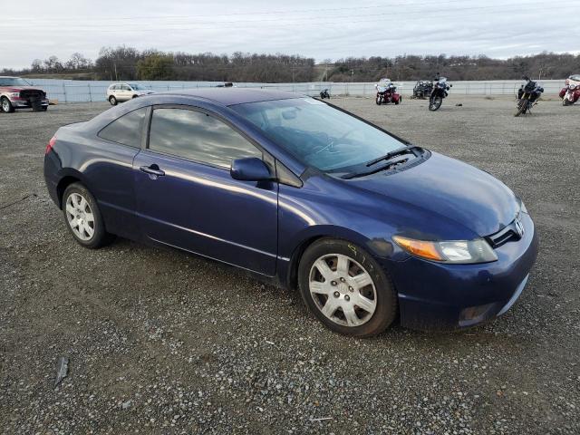 2HGFG12607H573288 - 2007 HONDA CIVIC LX BLUE photo 4