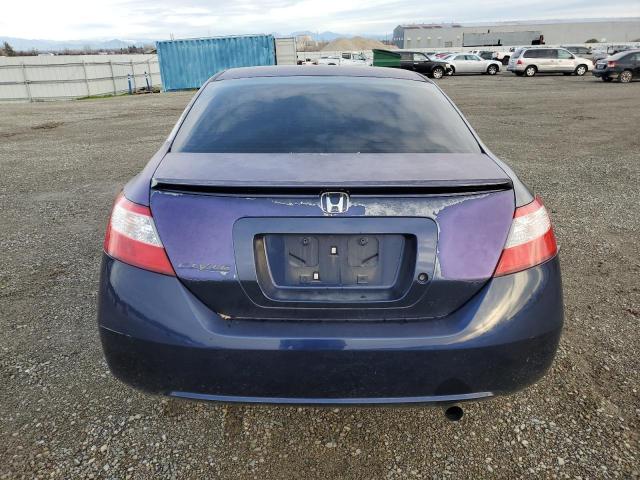 2HGFG12607H573288 - 2007 HONDA CIVIC LX BLUE photo 6