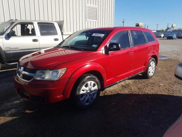 3C4PDCABXET268536 - 2014 DODGE JOURNEY SE MAROON photo 1