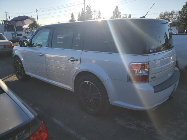 2FMGK5C87FBA02502 - 2015 FORD FLEX SEL WHITE photo 2