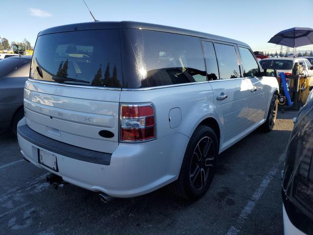 2FMGK5C87FBA02502 - 2015 FORD FLEX SEL WHITE photo 3