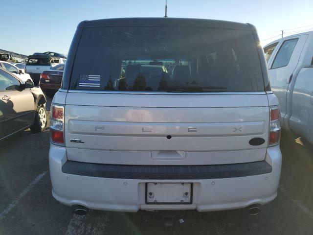 2FMGK5C87FBA02502 - 2015 FORD FLEX SEL WHITE photo 6