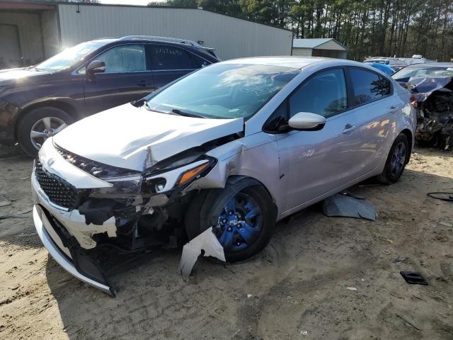 3KPFK4A78HE104312 - 2017 KIA FORTE LX SILVER photo 1