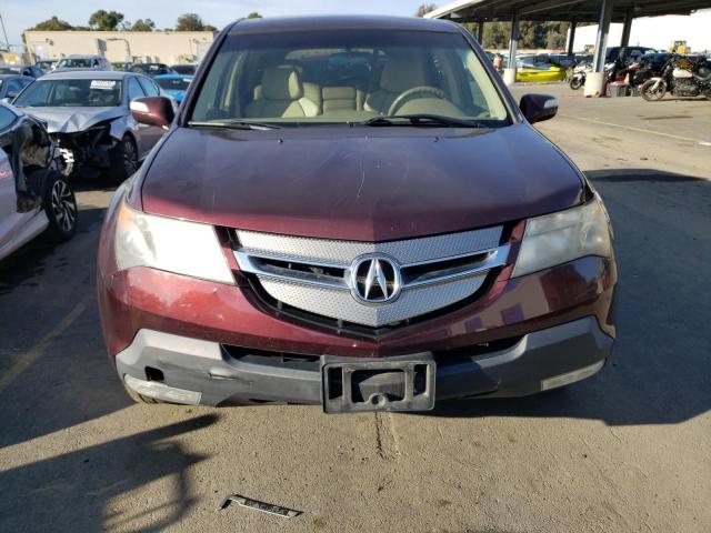 2HNYD28277H507003 - 2007 ACURA MDX BROWN photo 5