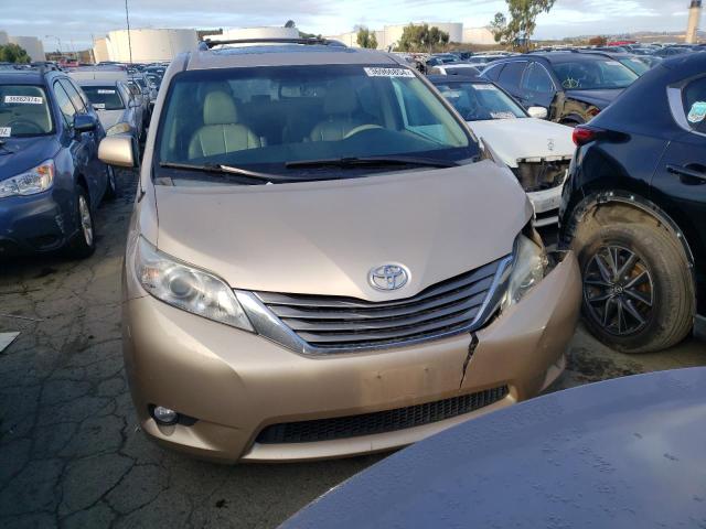 5TDDK3DC9DS065014 - 2013 TOYOTA SIENNA XLE TAN photo 5