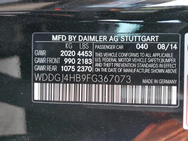 WDDGJ4HB9FG367073 - 2015 MERCEDES-BENZ C 250 BLACK photo 13