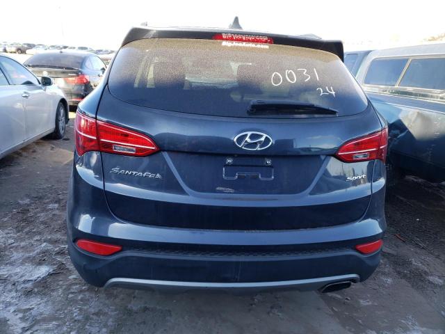 5XYZU3LBXEG188778 - 2014 HYUNDAI SANTA FE S BLUE photo 6