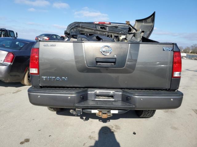 1N6AA07C08N313417 - 2008 NISSAN TITAN XE SILVER photo 6