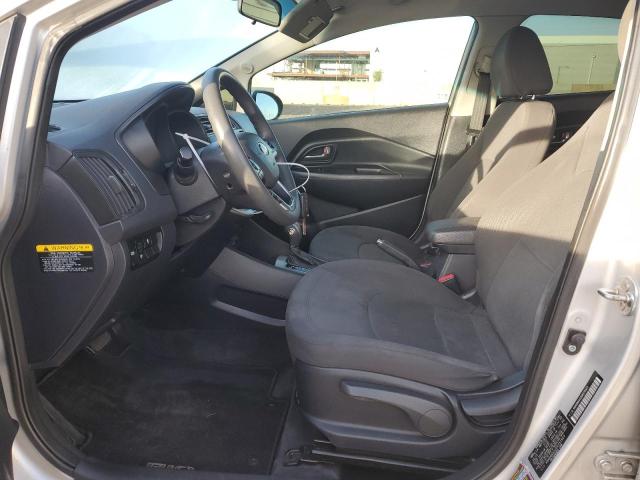 KNADN4A32D6231923 - 2013 KIA RIO EX GRAY photo 7