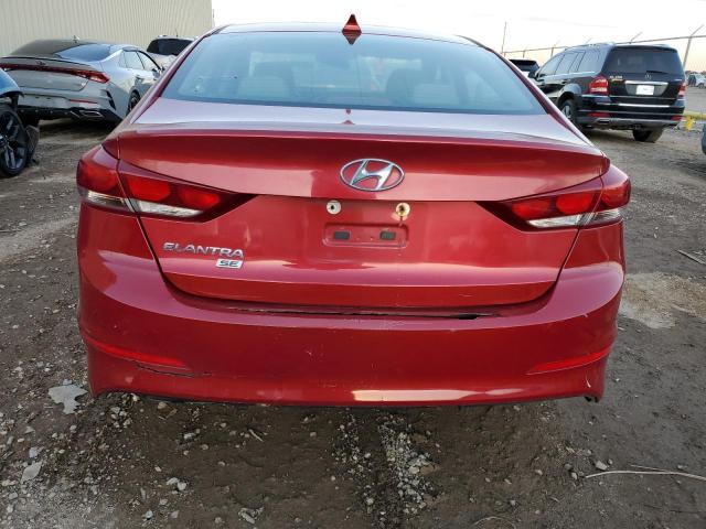 5NPD74LF2HH188409 - 2017 HYUNDAI ELANTRA SE RED photo 6