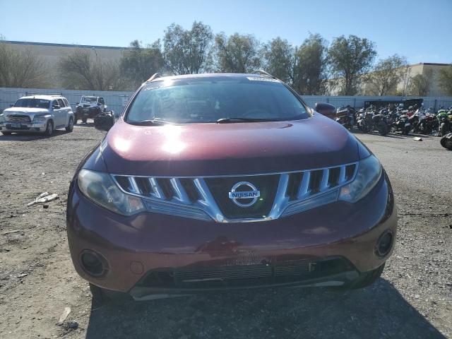 JN8AZ18U69W106149 - 2009 NISSAN MURANO S BURGUNDY photo 5