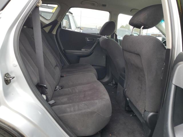 JN8AZ08W56W504802 - 2006 NISSAN MURANO SL SILVER photo 11