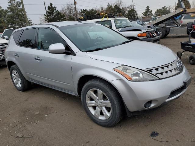 JN8AZ08W56W504802 - 2006 NISSAN MURANO SL SILVER photo 4