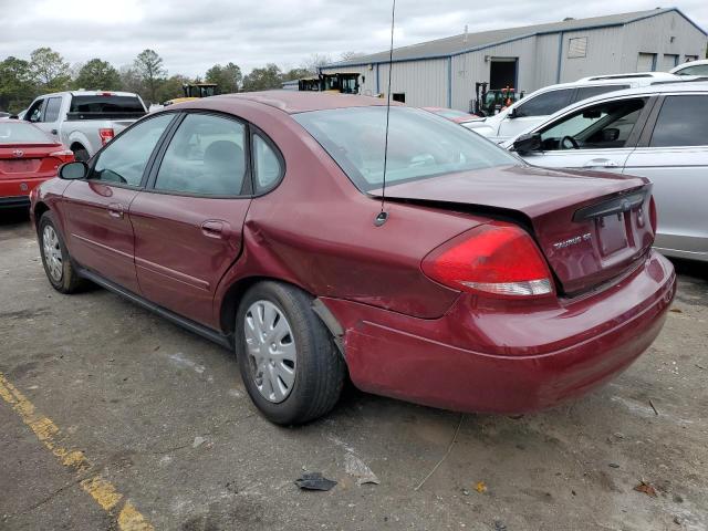 1FAHP53U95A225308 - 2005 FORD TAURUS SE BURGUNDY photo 2