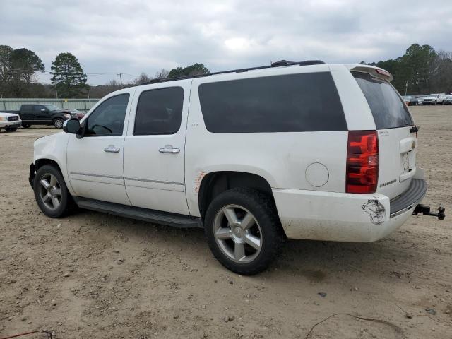 1GNUKKE33AR129011 - 2010 CHEVROLET SUBURBAN K1500 LTZ WHITE photo 2