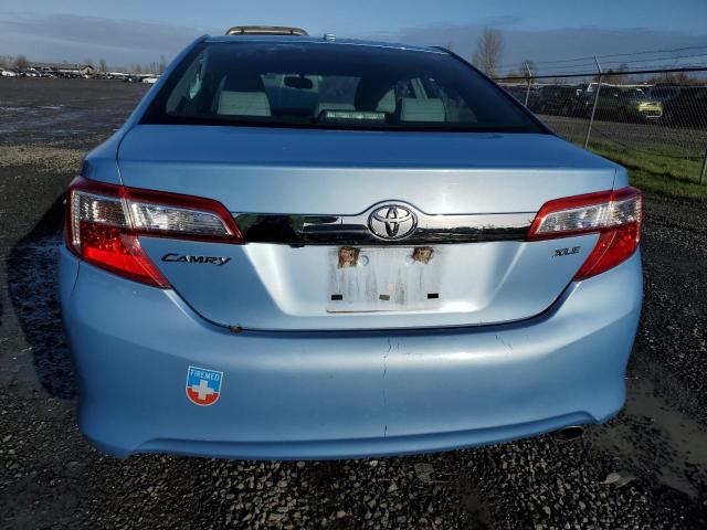 4T4BF1FK3CR229759 - 2012 TOYOTA CAMRY XLE BASE BLUE photo 6