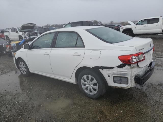 2T1BU4EE8BC615333 - 2011 TOYOTA COROLLA BASE WHITE photo 2