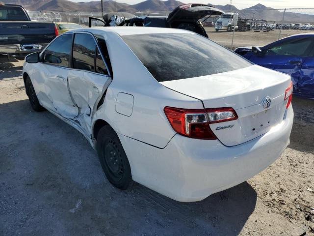 4T4BF1FK4ER343210 - 2014 TOYOTA CAMRY L WHITE photo 2