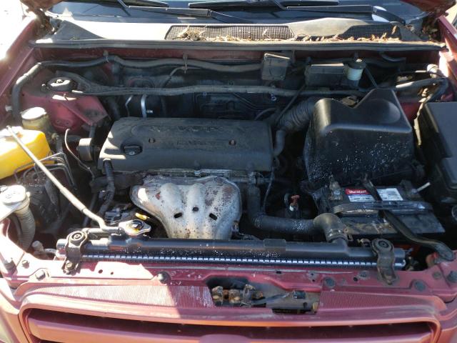 JTEGD21A850130116 - 2005 TOYOTA HIGHLANDER RED photo 11